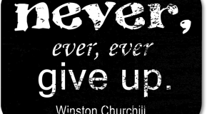 Never Giving Up in Ministry